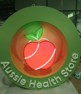 Aussie Health Store AVS Group Global Frontlit Lettering