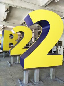 B22 AVS Group Global Frontlit & Backlit Lettering