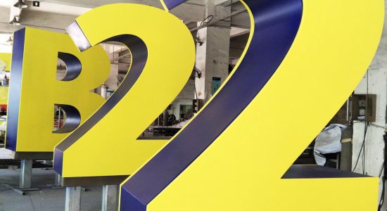 B22 AVS Group Global Frontlit & Backlit Lettering