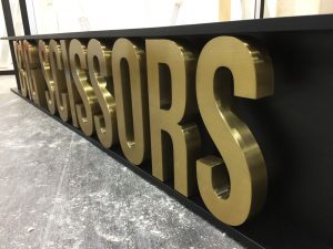 Big Scissors AVS Group Global Brass & Stainless Steel Lettering