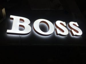 Boss AVS Group Global Frontlit & Backlit Lettering