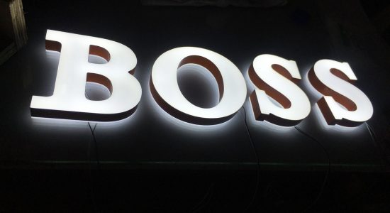 Boss AVS Group Global Frontlit & Backlit Lettering