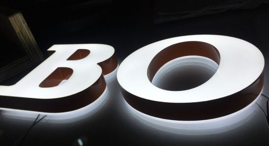 Boss AVS Group Global Frontlit & Backlit Lettering