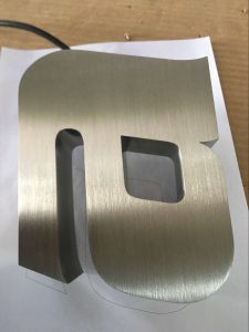 Brushed Sliver a AVS Group Global Brass & Stainless Steel Lettering