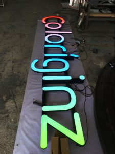 Coloriginz AVS Group Global Frontlit Lettering