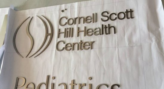 Cornell Scott Hill Health Centre Paediatrics AVS Group Global Brass & Stainless Steel Lettering