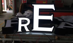 FRE AVS Group Global Frontlit Lettering