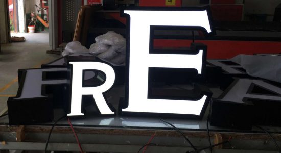 FRE AVS Group Global Frontlit Lettering