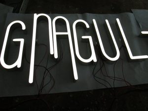 Gnagul AVS Group Global Frontlit Lettering