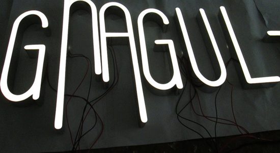 Gnagul AVS Group Global Frontlit Lettering