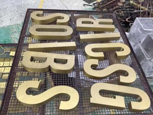 AVS Group Global Brass & Stainless Steel Lettering