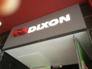 Dixon sign AVS Group Global Acrylic Lettering