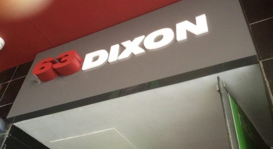 Dixon sign AVS Group Global Acrylic Lettering