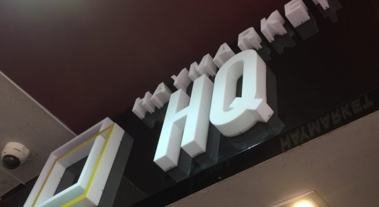 Haymarket HQ AVS Group Global Acrylic Lettering