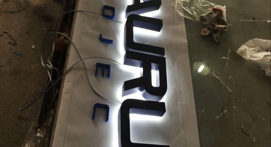 Laurus Project AVS Group Global Backlit Lettering