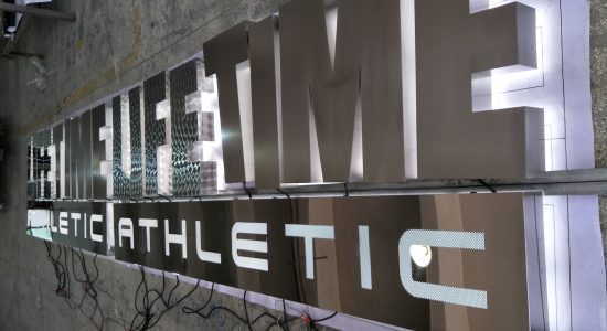 Life Time Athletics AVS Group Global Backlit Lettering