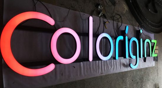 Coloriginz AVS Group Global Frontlit Lettering