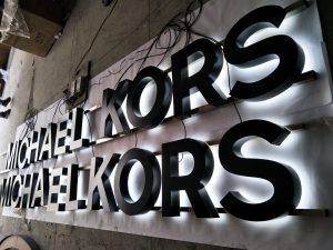 Michael Kors AVS Group Global Backlit Lettering