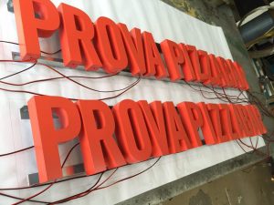 Prova Pizzaria AVS Group Global Backlit Lettering