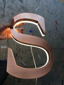 Rose Gold S AVS Group Global Brass & Stainless Steel Lettering