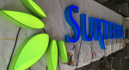 Surterra AVS Group Global Frontlit Lettering