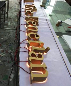 The Venetian AVS Group Global Backlit Lettering