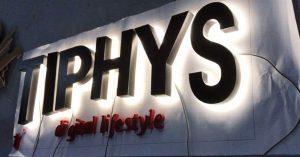 Tiphys digital style AVS Group Global Backlit Lettering