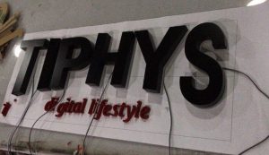 Tiphys digital style AVS Group Global Backlit Lettering