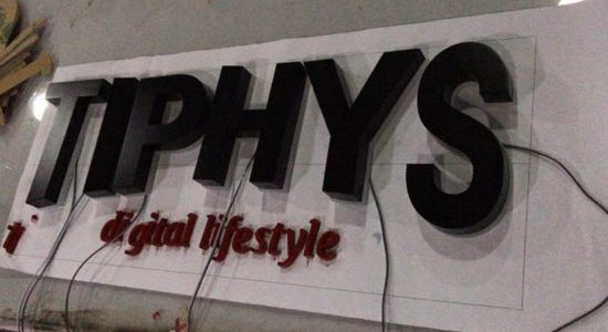 Tiphys digital style AVS Group Global Backlit Lettering