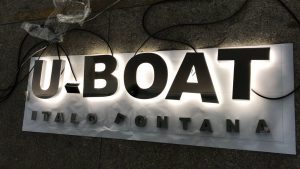 U.Boat AVS Group Global Backlit Lettering