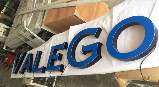 Walego AVS Group Global Frontlit Lettering